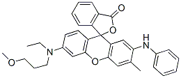 2'-Anilino-6'-[N-ethyl-N-(3-methoxypropyl)amino]-3'-methylspiro[phthalide-3,9'-[9H]xanthene] CAS#: 93700-95-9