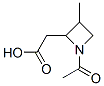 2-Azetidineacetic acid, 1-acetyl-3-methyl- (9CI) CAS#: 92992-16-0
