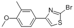 2-BROMO-4-(4-METHOXY-3-METHYLPHENYL)THIAZOLE CAS#: 92847-19-3