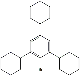 2-Bromo-1,3,5-tricyclohexylbenzene CAS#: 97443-80-6