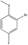 (2-Bromo-4-fluorophenyl)(methyl)sulfane CAS#: 91524-70-8