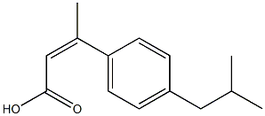 2-Butenoicacid,3-[4-(2-methylpropyl)phenyl]-(9CI) CAS#: 91121-60-7