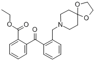 2-CARBOETHOXY-2'-[8-(1,4-DIOXA-8-AZASPIRO[4.5]DECYL)METHYL]BENZOPHENONE CAS#: 898755-89-0