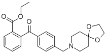 2-CARBOETHOXY-4'-[8-(1,4-DIOXA-8-AZASPIRO[4.5]DECYL)METHYL]BENZOPHENONE CAS#: 898757-66-9