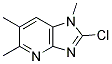 2-CHLORO-1,5,6-TRIMETHYLIMIDAZO [4,5-B] PYRIDINE CAS#: 887354-13-4