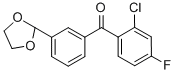 2-CHLORO-3'-(1,3-DIOXOLAN-2-YL)-4-FLUOROBENZOPHENONE CAS#: 898759-40-5