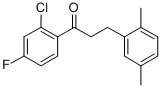 2'-CHLORO-3-(2,5-DIMETHYLPHENYL)-4'-FLUOROPROPIOPHENONE CAS#: 898753-90-7