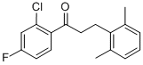 2'-CHLORO-3-(2,6-DIMETHYLPHENYL)-4'-FLUOROPROPIOPHENONE CAS#: 898755-12-9