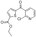 2-CHLORO-3-(5-ETHOXYCARBONYL-2-THENOYL)PYRIDINE CAS#: 890100-49-9