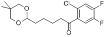 2'-CHLORO-4',5'-DIFLUORO-5-(5,5-DIMETHYL-1,3-DIOXAN-2-YL)VALEROPHENONE CAS#: 898757-35-2