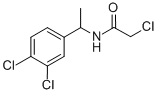 2-CHLORO-N-[1-(3,4-DICHLOROPHENYL)ETHYL]ACETAMIDE CAS#: 90793-96-7