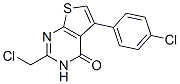 2-(CHLOROMETHYL)-5-(4-CHLOROPHENYL)THIENO[2,3-D]PYRIMIDIN-4(3H)-ONE CAS#: 91225-69-3