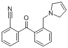 2-CYANO-2'-(3-PYRROLINOMETHYL) BENZOPHENONE CAS#: 898762-91-9