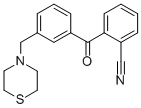 2-CYANO-3'-THIOMORPHOLINOMETHYL BENZOPHENONE CAS#: 898762-84-0