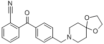 2-CYANO-4'-[8-(1,4-DIOXA-8-AZASPIRO[4.5]DECYL)METHYL]BENZOPHENONE CAS#: 898757-58-9