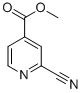 2-CYANO-4-PYRIDINE CARBOXYLIC ACID METHYL ESTER CAS#: 94413-64-6