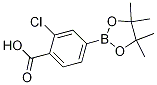 2-Chloro-4-(4,4,5,5-tetramethyl-1,3,2-dioxaborolan-2-yl)benzoic acid CAS#: 890839-31-3