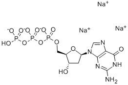 2'-Deoxyguanosine-5'-triphosphate trisodium salt CAS#: 93919-41-6