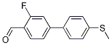 2-Fluoro-4-[4-(Methylsulfanyl)phenyl]benzaldehyde CAS#: 893637-41-7