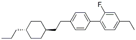 2-Fluoro-4-ethyl-4'-[2-(trans-4-n-propylcyclohexyl)ethyl]-1,1'-biphenyl CAS#: 95379-51-4