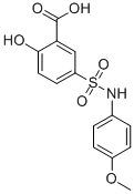 2-HYDROXY-5-(4-METHOXY-PHENYLSULFAMOYL)-BENZOIC ACID CAS#: 92200-76-5