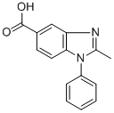 2-METHYL-1-PHENYL-1H-BENZOIMIDAZOLE-5-CARBOXYLIC ACID CAS#: 92437-43-9