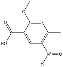 2-Methoxy-4-Methyl-5-nitro-benzoic acid CAS#: 90763-12-5