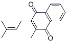 2-Methyl-3-(3-methyl-2-butenyl)-1,4-naphthalenedione CAS#: 957-78-8