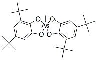 2-Methyl-4,4',6,6'-tetrakis(1,1-dimethylethyl)-2,2'-spirobi[1,3,2-benzodioxarsole] CAS#: 94904-61-7