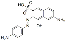 2-Naphthalenesulfonic acid, 6-amino-3-[(4-aminophenyl)azo]-4-hydroxy-, diazotized, coupled with 6-amino-4-hydroxy-2-naphthalenesulfonic acid and 5(or 8)-amino-2-naphthalenesulfonic acid, potassium sodium salts CAS#: 90459-19-1
