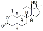 2-Oxa-5.alpha.-androstan-3-one, 17.beta.-hydroxy-1.beta.,17-dimethyl- CAS#: 901-88-2