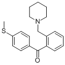 2-PIPERIDINOMETHYL-4'-THIOMETHYLBENZOPHENONE CAS#: 898752-04-0