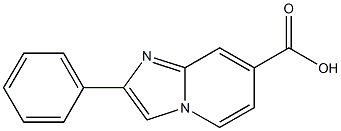 2-Phenyl-imidazo[1,2-a]pyridine-7-carboxylic acid CAS#: 959-40-0