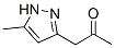 2-Propanone, 1-(5-methyl-1H-pyrazol-3-yl)- (9CI) CAS#: 97716-34-2