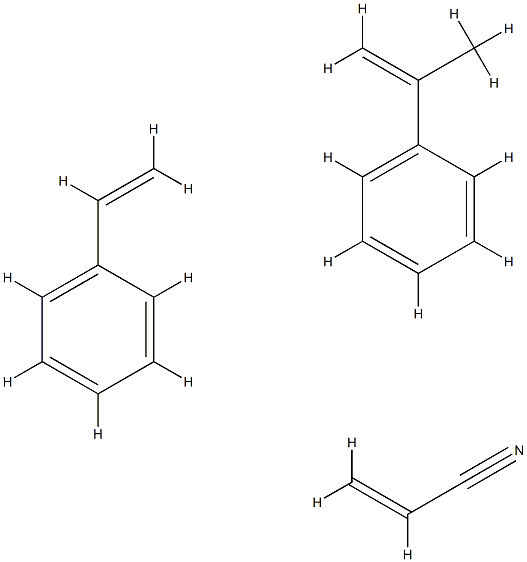 2-Propenenitrile, polymer with ethenylbenzene and (1-methylethenyl)benzene CAS#: 9010-96-2