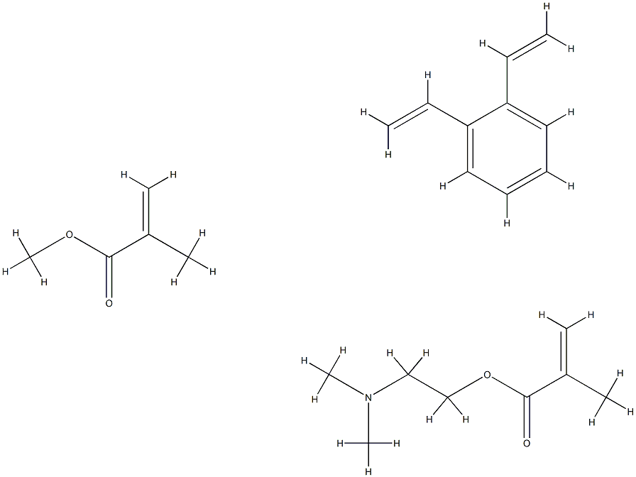 2-Propenoic acid, 2-methyl-, 2-(dimethylamino)ethyl ester, polymer with diethenylbenzene and methyl 2-methyl-2-propenoate CAS#: 94062-86-9