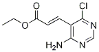 2-Propenoic acid, 3-(4-aMino-6-chloro-5-pyriMidinyl)-, ethyl ester CAS#: 893444-11-6