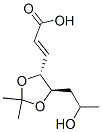 2-Propenoic acid, 3-[5-(2-hydroxypropyl)-2,2-dimethyl-1,3-dioxolan-4-y l]-, [4R-[4alpha(E),5beta(R*)]]- CAS#: 91526-96-4