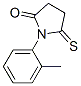 2-Pyrrolidinone,  1-(2-methylphenyl)-5-thioxo- CAS#: 96933-17-4
