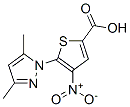 2-Thiophenecarboxylic  acid,  5-(3,5-dimethylpyrazol-1-yl)-4-nitro-  (7CI) CAS#: 90946-90-0