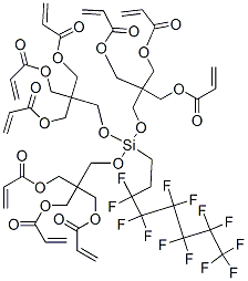 2-[(acryloyloxy)methyl]-2-[[[bis[3-(acryloyloxy)-2,2-bis[(acryloyloxy)methyl]propoxy](3,3,4,4,5,5,6,6,7,7,8,8,8-tridecafluorooctyl)silyl]oxy]methyl]propane-1,3-diyl diacrylate CAS#: 94237-13-5
