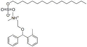 [2-[(alpha-o-tolylbenzyl)oxy]ethyl]dimethylammonium hexadecyl sulphate CAS#: 94249-00-0