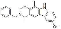 2-benzyl-2,3,4,6-tetrahydro-9-methoxy-1,5-dimethyl-1H-pyrido[4,3-b]carbazole CAS#: 93841-54-4