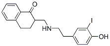 2-(beta-(3-iodo-4-hydroxyphenyl)ethylaminomethyl)tetralone CAS#: 95034-25-6