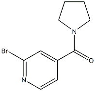 2-bromo-4-(1-pyrrolidinylcarbonyl)pyridine(SALTDATA: FREE) CAS#: 892548-11-7