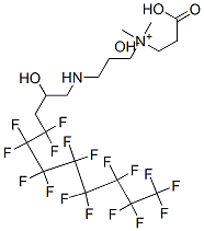 (2-carboxyethyl)-3-[(4,4,5,5,6,6,7,7,8,8,9,9,10,10,11,11,11-heptadecafluoro-2-hydroxyundecyl)amino]propyldimethylammonium hydroxide CAS#: 93776-14-8