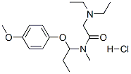 2-diethylamino-N-[1-(4-methoxyphenoxy)propyl]-N-methyl-acetamide hydro chloride CAS#: 97703-04-3