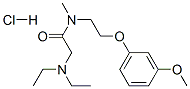 2-diethylamino-N-[2-(3-methoxyphenoxy)ethyl]-N-methyl-acetamide hydroc hloride CAS#: 97703-03-2