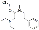 2-diethylamino-N-methyl-N-phenethyl-acetamide hydrochloride CAS#: 97703-08-7