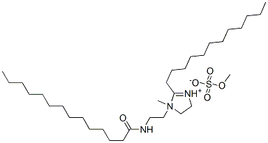 2-dodecyl-4,5-dihydro-1-methyl-1-[2-[(1-oxotetradecyl)amino]ethyl]-1H-imidazolium methyl sulphate CAS#: 94022-76-1